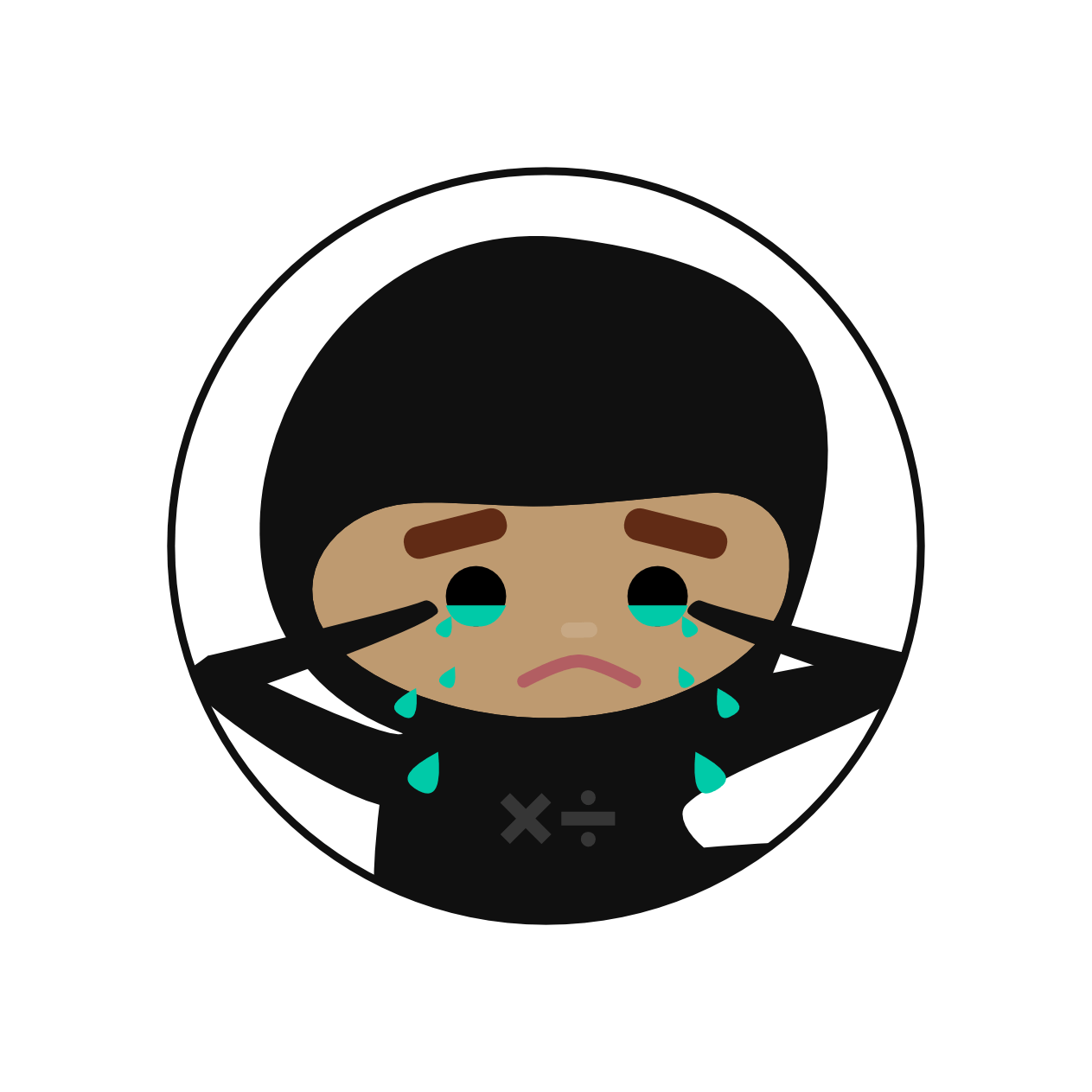 ninja crying